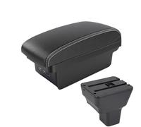 NANGAEBPPW Para N&issan Para Kicks Caja Descansabrazos Auto 2016-2021 Partes Interiores Piezas De Retrofit Caja Almacenamiento Central Interfaz USB(B3 Negro blanco 3USB)