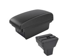 NANGAEBPPW Para N&issan Para Kicks Caja Descansabrazos Auto 2016-2021 Partes Interiores Piezas De Retrofit Caja Almacenamiento Central Interfaz USB(B2 línea negra 3USB)