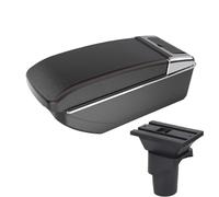 NANGAEBPPW Para N&issan Para March Para Micra K13 MK4 IV Para Sunny Caja Reposabrazos Caja Reposabrazos Central(B1 Black red NO USB)