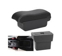 NANGAEBPPW Para N&issan Para Note E-Power Caja De Descansabrazos Para N&issan Para Note 2016-2022 Caja De Almacenamiento Central Retrofit Interior(C3 Negro blanco SIN USB)