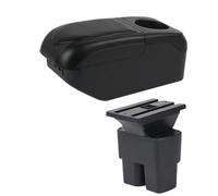 NANGAEBPPW Para N&issan Para NV200 Caja Reposabrazos Para NV200 Evalia Reposabrazos Auto Caja Almacenamiento Interior Piezas Retrofit Accesorios Auto(Black-black 6USB)