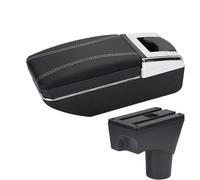 NANGAEBPPW Para N&issan Para Sunny Caja De Brazo Para N&issan Para March Para Micra K13 2010-2022 Brazo Auto Caja Almacenamiento(Línea blanca A3 Sin USB)