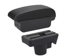 NANGAEBPPW Para Opel Para Astra 2006-2011 Caja De Descansabrazos Para Coche Caja De Almacenamiento Pieza De Retroadaptación Detalles Interiores(B3 Negro blanco 3USB)