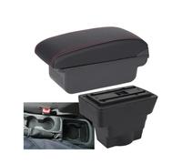 NANGAEBPPW Para Opel Para Astra J 2012-2022 Caja De Brazo De Auto Caja De Almacenamiento Auto Apoyo De Brazo Detalles Interiores(C1 Negro rojo SIN USB)