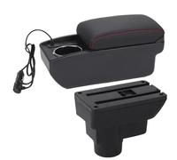 NANGAEBPPW Para Opel Para Corsa Para Corsa D Caja Reposabrazos Auto Caja De Almacenamiento Portavasos Piezas De Retroadaptación Interior Accesorios Auto(A1 Carga rápida)