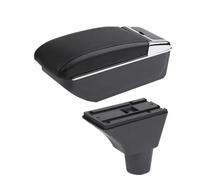 NANGAEBPPW Para Opel Para Meriva Caja De Reposabrazos Coche Caja De Almacenamiento Pieza De Retroadaptación Interior Accesorios Coche(B2 línea negra SIN USB)