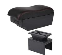 NANGAEBPPW Para Opel Para Zafira B Partes Interiores De Reposabrazos De Coche Caja De Almacenamiento Central Con Interfaz USB(C red line 7USB)