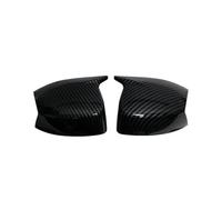NANGAEBPPW Para Para S-MAX Para C-MAX Para KUGA ESCAPE 2007-2019 Tapa De La Cubierta Del Espejo Lateral Exterior Coche Carcasa Retrovisor(Aspecto de carbono)