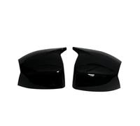 NANGAEBPPW Para Para S-MAX Para C-MAX Para KUGA ESCAPE 2007-2019 Tapa De La Cubierta Del Espejo Lateral Exterior Coche Carcasa Retrovisor(Negro brillante)
