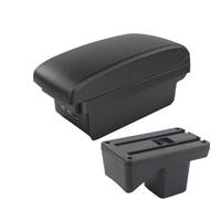 NANGAEBPPW Para Perodua Para Axia 2023 Reposabrazos Caja Almacenamiento Reposabrazos Consola Central Accesorios Coche Con USB(B2 línea negra 3USB)