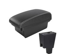 NANGAEBPPW Para Perodua Para Axia Caja De Reposabrazos Para Perodua Para Axia Consola Central Con Almacenamiento(A3 Black white NO USB)