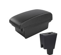 NANGAEBPPW Para Perodua Para Axia Caja De Reposabrazos Para Perodua Para Axia Consola Central Con Almacenamiento(A2 línea negra Sin USB)