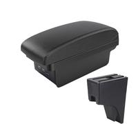 NANGAEBPPW Para Perodua Para Bezza 2018 Reposabrazos Interior Caja Almacenamiento Consola Central Caja Reposabrazos Central(B2 línea negra 3USB)