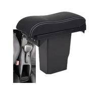 NANGAEBPPW Para Peugeot 2008 Caja Reposabrazos 2012-2018 Organizador Auto Con Conector USB Piezas Retrofit Detalles Interiores(Black white 3USB)