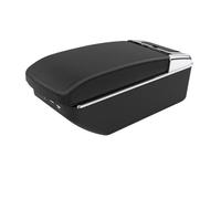 NANGAEBPPW Para Peugeot 207 Caja De Brazo Auto Caja De Almacenamiento Central Retrofit Interior Accesorios Coche(A2 Black line7 USB)