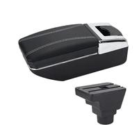 NANGAEBPPW Para Proton Para Persona Iriz Caja De Descansabrazos Modificación De La Caja De Almacenamiento Central De Vehículos De Propósito Cargador USB(Línea blanca A3 Sin USB)