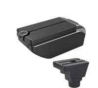 NANGAEBPPW Para Proton Para Persona Iriz Caja De Descansabrazos Modificación De La Caja De Almacenamiento Central De Vehículos De Propósito Cargador USB(B2 Línea negra 7USB)