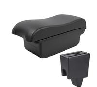 NANGAEBPPW Para Proton Para Saga Caja De Almacenamiento De Reposabrazos Reposabrazos De Cuero Accesorios Consola Central USB Estilo De Auto(A2 línea negra Sin USB)
