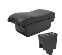 NANGAEBPPW Para Proton Para Saga Caja De Almacenamiento De Reposabrazos Reposabrazos De Cuero Accesorios Consola Central USB Estilo De Auto(A3 Black white NO USB)