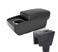 NANGAEBPPW PARA PROTON PARA SAGA FLX/FL/BLM 2008-2019 Accesorios Coche Caja Consola Central Con Portavasos Caja Almacenamiento(B3 white line 6 usb)
