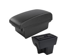 NANGAEBPPW Para Proton Para Wira Caja De Descansabrazos Con USB Caja De Almacenamiento De Consola Central(A2 línea negra Sin USB)