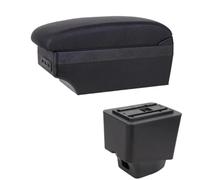 NANGAEBPPW Para R&enault Para Captur 2018 2019 2020 2021 Para Kaptur Caja Reposabrazos Auto Caja Almacenamiento Consola Central Accesorio(Línea negra E1)