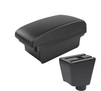 NANGAEBPPW Para R&enault Para Clio IV 2012 2013 2014 2015-2019 Caja Almacenamiento Reposabrazos Central Piezas Auto Interiores(A2 línea negra Sin USB)