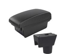 NANGAEBPPW Para R&enault Para Duster I 2010 2011 2012-2021 Caja Descansabrazos Almacenamiento Interior Piezas Auto Caja Central(B2 línea negra 3USB)