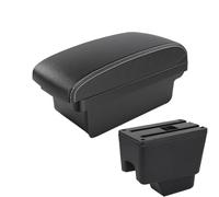 NANGAEBPPW Para R&enault Para Kaptur I 2016 2017 2018 2019 2020 2021 2022 Caja Reposabrazos Caja Almacenamiento Piezas Auto Interior(A3 Black white NO USB)