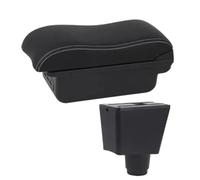 NANGAEBPPW Para R&enault Para Logan 2 Apoyabrazos Para R&enault Para Sandero 2 Caja De Apoyabrazos De Coche Piezas Caja De Almacenamiento Central(B3 Negro blanco 3USB)