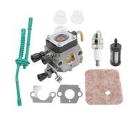 NANGAEBPPW Para S&TIHL Para FS55R FS55RC KM55 HL45 KM55R FS38 FS75 FS45C Desbrozadora Con Filtro De Aire Junta De Línea Y Kit De Carburador(1 juego)