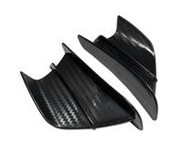 NANGAEBPPW para S1000RR M1000RR HP4 HP2 R1200RS R1250RS K1300S R1100S Carena Lateral Winglet ala aerodinámica Deflector Spoiler(Matte Carbon Look)