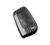 NANGAEBPPW Para SEAT Para Ateca Para Leon FR 2 Para Ibiza Funda De Llave Coche Fibra Carbono 3 4 Botones(fibra de carbono,4 botones)
