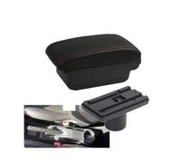 NANGAEBPPW Para Seat Para Ibiza Caja Apoyabrazos Para Seat Para Ibiza 6j Para Ibiza 6L 2010-2019 Caja Almacenamiento Auto Accesorios Auto Retrofit(A1 línea roja Sin USB)