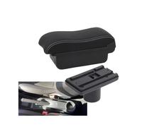 NANGAEBPPW Para Seat Para Ibiza Caja Apoyabrazos Para Seat Para Ibiza 6j Para Ibiza 6L 2010-2019 Caja Almacenamiento Auto Accesorios Auto Retrofit(A2 white line No USB)