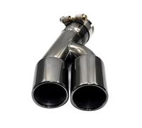 NANGAEBPPW Para Serie 3 F30 F31 318i 2013 2014 2015 2016 1 Pieza De Silenciador De Escape Doble De Acero Inoxidable(NEGRO)