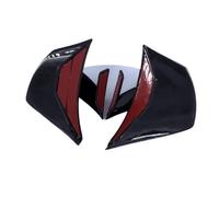 NANGAEBPPW para Suzuki GSX-R1000 2017 2018 2019 2020 2021 Motocicleta Delantero Alerón Aerodinámico Fijo Spoiler ala Lateral Winglet Compatible(Negro Brillante)