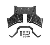 NANGAEBPPW para Suzuki GSX8S GSX-8S 2023 2024 2025 Fuerza descendente Spoiler Frontal Winglet aerodinámico Desnudo Extensión Faro Delantero(Forge Pattern)