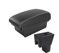 NANGAEBPPW Para Suzuki Para Celerio Caja De Descansabrazos Para Suzuki Para Celerio Accesorios Modificación Consola Central Interfaz USB(B3 Negro blanco 3USB)