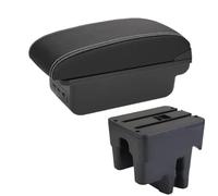 NANGAEBPPW Para Toyota Para Avanza Reposabrazos Para TOYOTA Para AVANZA 2016 Caja De Reposabrazos Auto Interior Especial Retrofit Centro Caja De Almacenamiento(B3 Negro blanco 3USB)