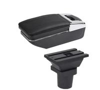 NANGAEBPPW Para Toyota Para Urban Cruiser Caja Descansabrazos Para Ist Caja Descansabrazos Almacenamiento Central(A2 línea negra Sin USB)