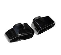 NANGAEBPPW Para X3 X4 G01 G02 G08 2018 2019 2020 2021 1 Par De Silenciadores De Escape Cuadrados De Acero Inoxidable(NEGRO)