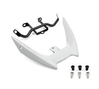 NANGAEBPPW para Yamaha MT-09 MT09 MT FZ 09 FZ-09 FZ09 2014-2016 Soporte De Fijación De Alerón De Carenado Frontal Superior De Faro De Moto(Blanco)