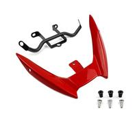 NANGAEBPPW para Yamaha MT-09 MT09 MT FZ 09 FZ-09 FZ09 2014-2016 Soporte De Fijación De Alerón De Carenado Frontal Superior De Faro De Moto(Rojo)