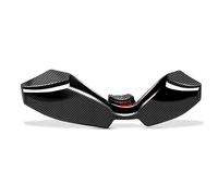 NANGAEBPPW para Yamaha MT-09 MT09 SP 2024 2025 Motocicleta Carbono Carga Aerodinámica Naked Spoilers Delanteros Winglet Alerón Aerodinámico Kit Spoiler Delantero(Fibra de Carbono)