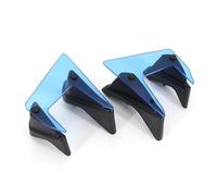 NANGAEBPPW para Yamaha MT07 MT 07 MT-07 Deflector de Aire para Motocicleta Spoilers de Carga Aerodinámica Lateral Kit de ala Aerodinámica con Aleta Accesorios de Carena(Azul)