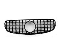NANGAEBPPW Parrilla Delantera Entrada Malla Paragolpes Rejilla Tuning Para Mercedes Para Benz GLC X253 2015-2019 Pieza De Repuesto(NEGRO,With Camera Hole)