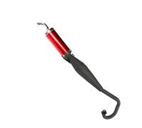 NANGAEBPPW Piezas Motor Motocicleta De Sistema De Escape Completo Silenciador Y Tubo Contacto Motocross Para 2 Tiempos 43 Cc 47 Cc Y 49 Cc(ROJO)