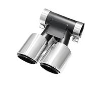 NANGAEBPPW Punta De Escape Para Porsche Para Boxster 981 2006-2011 Mejora Del Tubo De Escape Boquilla De Silenciador De Doble Salida De Acero Inoxidable Negra(Triple Layer Silver)