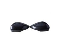 NANGAEBPPW Reemplazo De La Cubierta Del Espejo Retrovisor Para Para Fiesta MK7 2009 2010-2016 2017 Negro/diseño Carbono Tapa Lateral Accesorios Coche(Negro brillante)